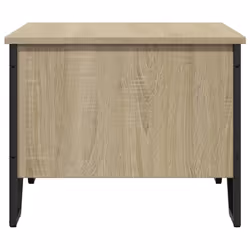 vidaXL Coffee Table End Table Accent Side Table Sonoma Oak Engineered Wood - sonoma oak, 75 x 51 x 40 cm - Additional view 5