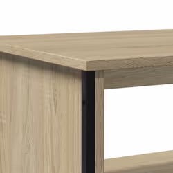 vidaXL Coffee Table End Table Accent Side Table Sonoma Oak Engineered Wood - sonoma oak, 75 x 51 x 40 cm - Additional view 7