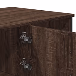 vidaXL Coffee Table End Table Accent Side Table Smoked Oak Engineered Wood - brown oak - Additional view 10