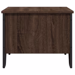 vidaXL Coffee Table End Table Accent Side Table Smoked Oak Engineered Wood - brown oak - Additional view 5