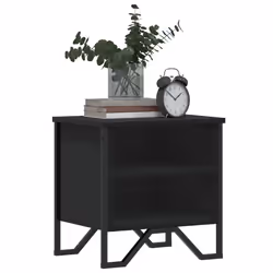 VidaXL 848495 nightstand/bedside table Black - Additional view 4