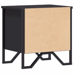VidaXL 848495 nightstand/bedside table Black - Additional view 7