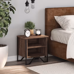 VidaXL 848502 nightstand/bedside table Oak