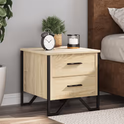 VidaXL 848506 nightstand/bedside table Oak