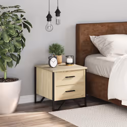 VidaXL 848506 nightstand/bedside table Oak