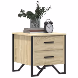VidaXL 848506 nightstand/bedside table Oak - Additional view 4