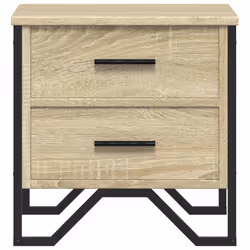 VidaXL 848506 nightstand/bedside table Oak - Additional view 5