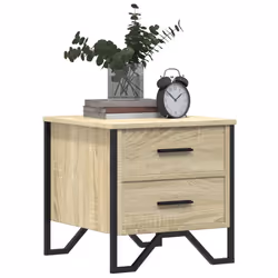 VidaXL 848507 nightstand/bedside table Oak - Additional view 4