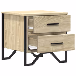 VidaXL 848507 nightstand/bedside table Oak - Additional view 6