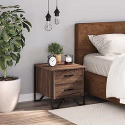 VidaXL 848512 nightstand/bedside table Oak