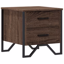VidaXL 848513, Oak, Metal, Wood, 400 mm, 410 mm, 400 mm, 2 pc(s)