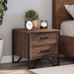 VidaXL 848513 nightstand/bedside table Oak