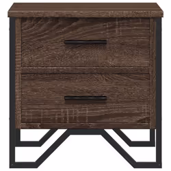 VidaXL 848513 nightstand/bedside table Oak - Additional view 5
