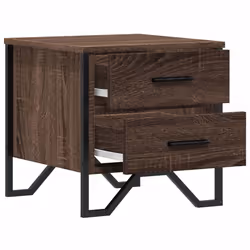 VidaXL 848513 nightstand/bedside table Oak - Additional view 6