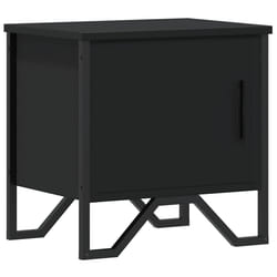 VidaXL 848514 nightstand/bedside table Black