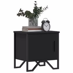 VidaXL 848514 nightstand/bedside table Black - Additional view 4