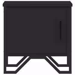 VidaXL 848515 nightstand/bedside table Black - Additional view 5