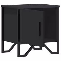 VidaXL 848515 nightstand/bedside table Black - Additional view 6
