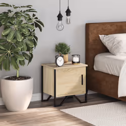 VidaXL 848516 nightstand/bedside table Oak