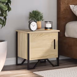 VidaXL 848517 nightstand/bedside table Oak