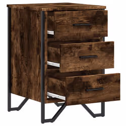 VidaXL 848526 nightstand/bedside table Oak - Additional view 8