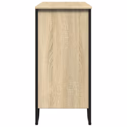 vidaXL Sideboard Storage Cupboard Cabinet Highboard Engineered Wood - sonoma oak, 91 x 35.5 x 74.5 cm - Additional view 4