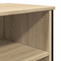 vidaXL Sideboard Storage Cupboard Cabinet Highboard Engineered Wood - sonoma oak, 91 x 35.5 x 74.5 cm - Additional view 6