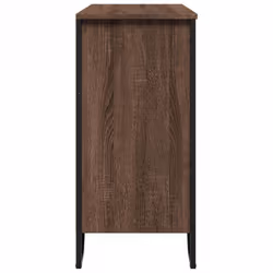 vidaXL Sideboard Storage Cupboard Cabinet Highboard Engineered Wood - brown oak, 91 x 35.5 x 74.5 cm - Additional view 4