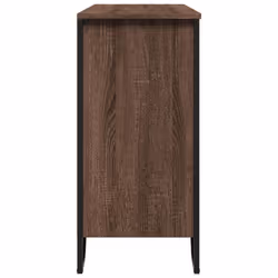 vidaXL Sideboard Storage Cupboard Cabinet Highboard Engineered Wood - brown oak, 101 x 35.5 x 74.5 cm - Additional view 4