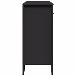 vidaXL Sideboard Storage Cupboard Cabinet Highboard Smoked Oak Engineered Wood - black - Additional view 5