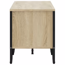 vidaXL TV Cabinet TV Stand TV Unit Media Cabinet Grey Sonoma Engineered Wood - sonoma oak, 122 x 34 x 41 cm - Additional view 4