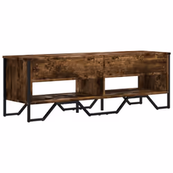 vidaXL TV Cabinet TV Stand TV Unit Media Cabinet Grey Sonoma Engineered Wood - smoked oak, 122 x 34 x 41 cm - Additional view 5