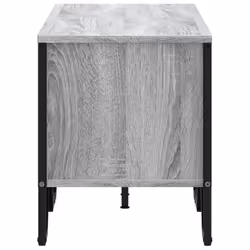 vidaXL TV Cabinet TV Stand TV Unit Media Cabinet Grey Sonoma Engineered Wood - grey sonoma, 122 x 34 x 41 cm - Additional view 4