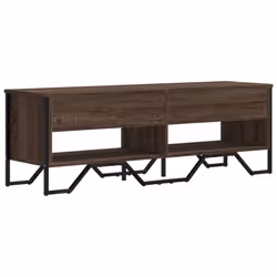vidaXL TV Cabinet TV Stand TV Unit Media Cabinet Grey Sonoma Engineered Wood - brown oak, 122 x 34 x 41 cm - Additional view 5