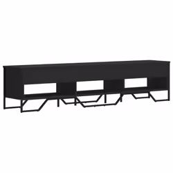 vidaXL TV Cabinet TV Stand TV Unit Media Cabinet Grey Sonoma Engineered Wood - black, 180 x 34 x 41 cm - Additional view 5