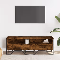 vidaXL TV Cabinet TV Stand TV Unit Media Cabinet Grey Sonoma Engineered Wood - smoked oak - Additional view 2