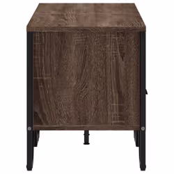 vidaXL TV Cabinet TV Stand TV Unit Media Cabinet Grey Sonoma Engineered Wood - brown oak - Additional view 4