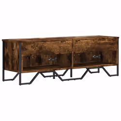vidaXL TV Cabinet TV Stand TV Unit Media Cabinet Brown Oak Engineered Wood - smoked oak - Additional view 5