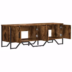vidaXL TV Cabinet TV Stand TV Unit Media Cabinet Brown Oak Engineered Wood - smoked oak - Additional view 6