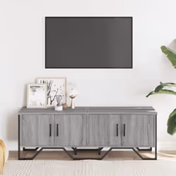 vidaXL TV Cabinet TV Stand TV Unit Media Cabinet Brown Oak Engineered Wood - grey sonoma - Additional view 2