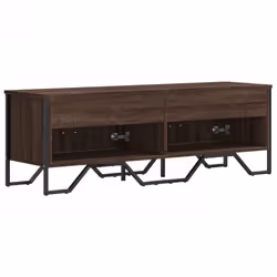 vidaXL TV Cabinet TV Stand TV Unit Media Cabinet Brown Oak Engineered Wood - brown oak - Additional view 5