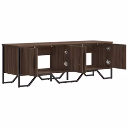 vidaXL TV Cabinet TV Stand TV Unit Media Cabinet Brown Oak Engineered Wood - brown oak - Additional view 6