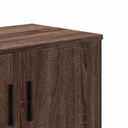 vidaXL TV Cabinet TV Stand TV Unit Media Cabinet Brown Oak Engineered Wood - brown oak - Additional view 7