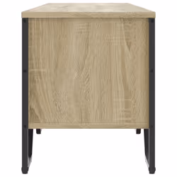 vidaXL TV Cabinet TV Stand TV Unit Entertainment Centre Black Engineered Wood - sonoma oak - Additional view 4