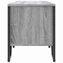 vidaXL TV Cabinet TV Stand TV Unit Entertainment Centre Black Engineered Wood - grey sonoma - Additional view 4