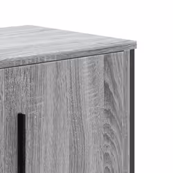 vidaXL TV Cabinet TV Stand TV Unit Entertainment Centre Black Engineered Wood - grey sonoma - Additional view 6