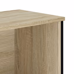 vidaXL Bookcase Bookshelf Book Rack Storage Cabinet Sonoma Oak Engineered Wood - sonoma oak, 50 x 31 x 106 cm - Additional view 6