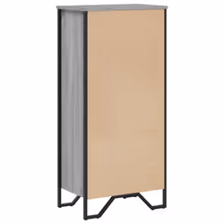 vidaXL Bookcase Bookshelf Book Rack Storage Cabinet Sonoma Oak Engineered Wood - grey sonoma, 50 x 31 x 106 cm - Additional view 5