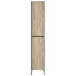 vidaXL Bookcase Bookshelf Book Rack Storage Cabinet Sonoma Oak Engineered Wood - sonoma oak, 50 x 31 x 169 cm - Additional view 4