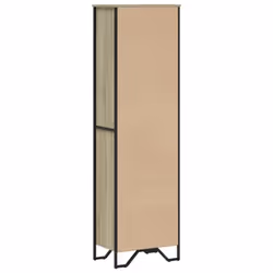 vidaXL Bookcase Bookshelf Book Rack Storage Cabinet Sonoma Oak Engineered Wood - sonoma oak, 50 x 31 x 169 cm - Additional view 5